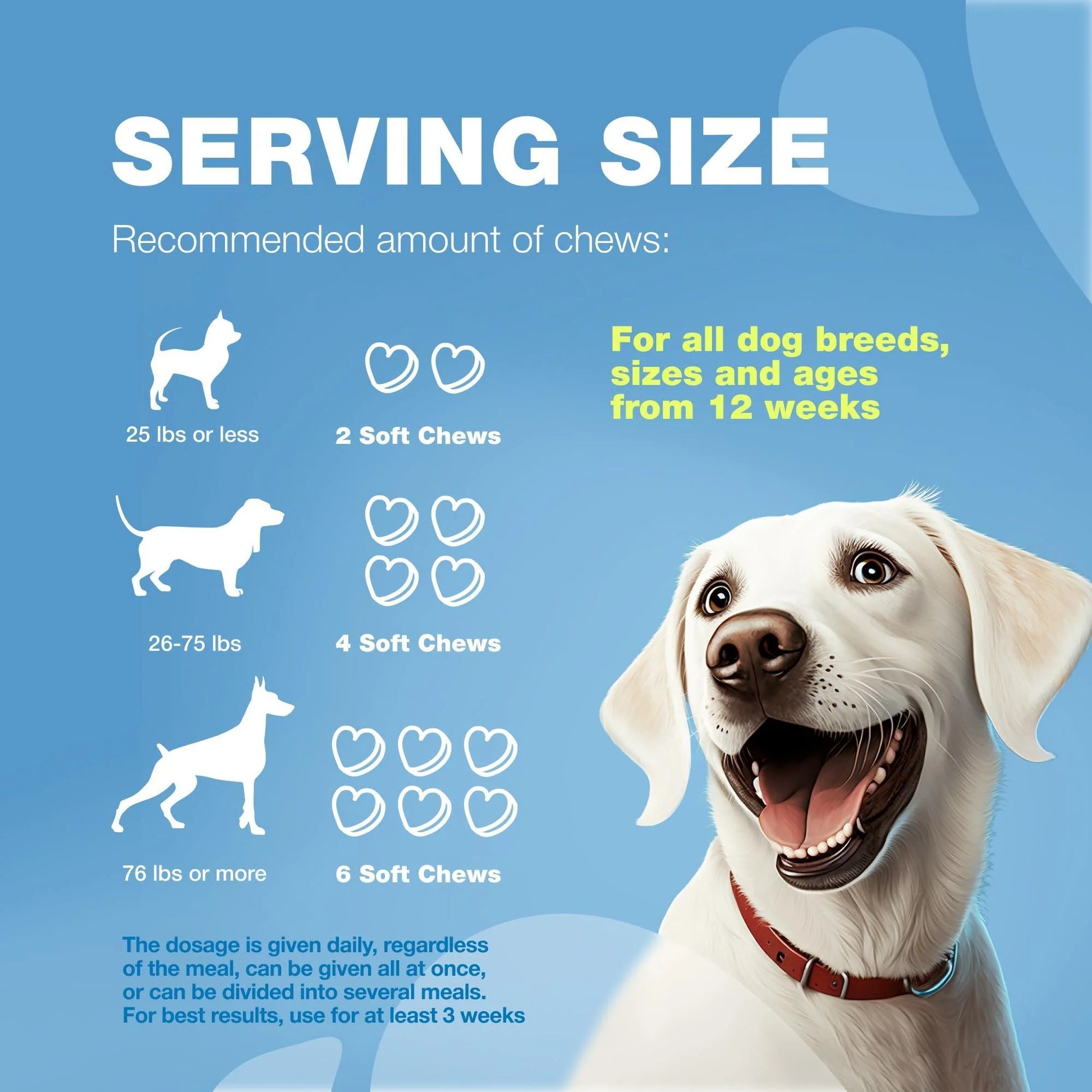 Chewables for Dogs Hemp Calming with Chamomile Extract Chicken Flavored Various