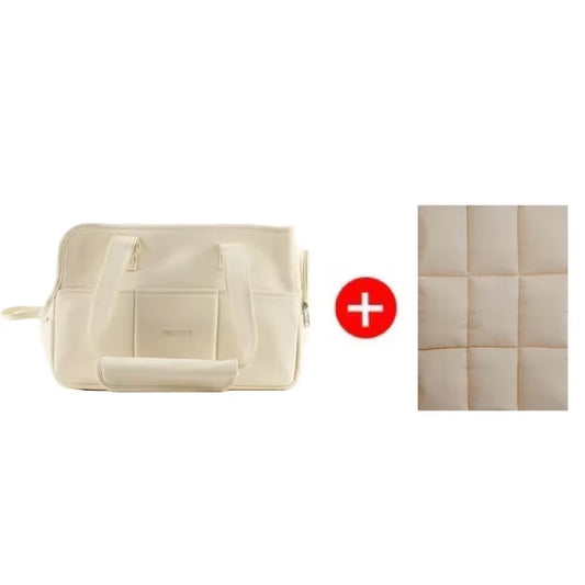 Portable Pet Carrier Bag Puppy Dog Messenger Shoulder Bags Mat Breathable Load without Mat Outdoor Transport Bag
