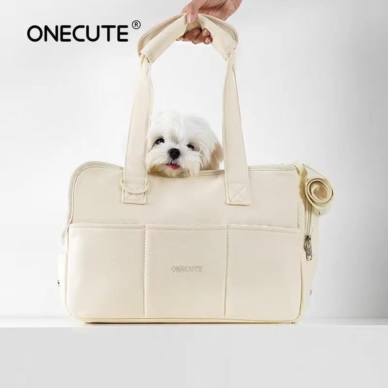 Portable Pet Carrier Bag Puppy Dog Messenger Shoulder Bags Mat Breathable Load without Mat Outdoor Transport Bag