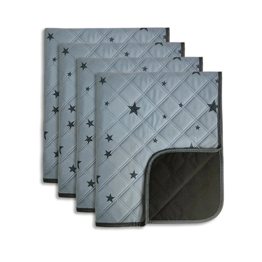 Washable Pee Pads for Dogs, Puppy Pads for Potty Training with Leakproof Bottom. 4 Pack, 18"X24"