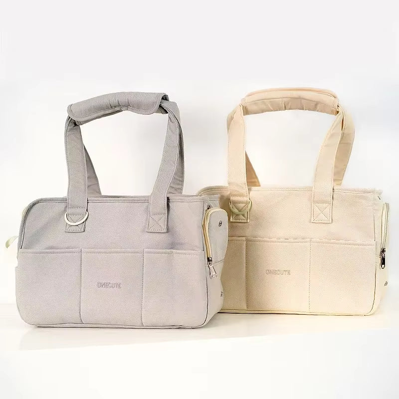 Portable Pet Carrier Bag Puppy Dog Messenger Shoulder Bags Mat Breathable Load without Mat Outdoor Transport Bag
