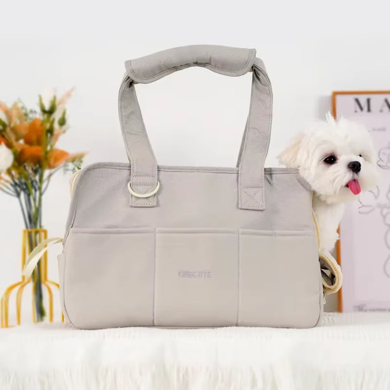 Portable Pet Carrier Bag Puppy Dog Messenger Shoulder Bags Mat Breathable Load without Mat Outdoor Transport Bag
