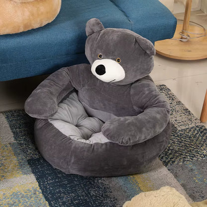 Dog Kennel Beds Dogs Plush Bed Accessories Puppy Supplies Small Medium Large Basket for Washable & Furniture Warm Pet Cats Pets