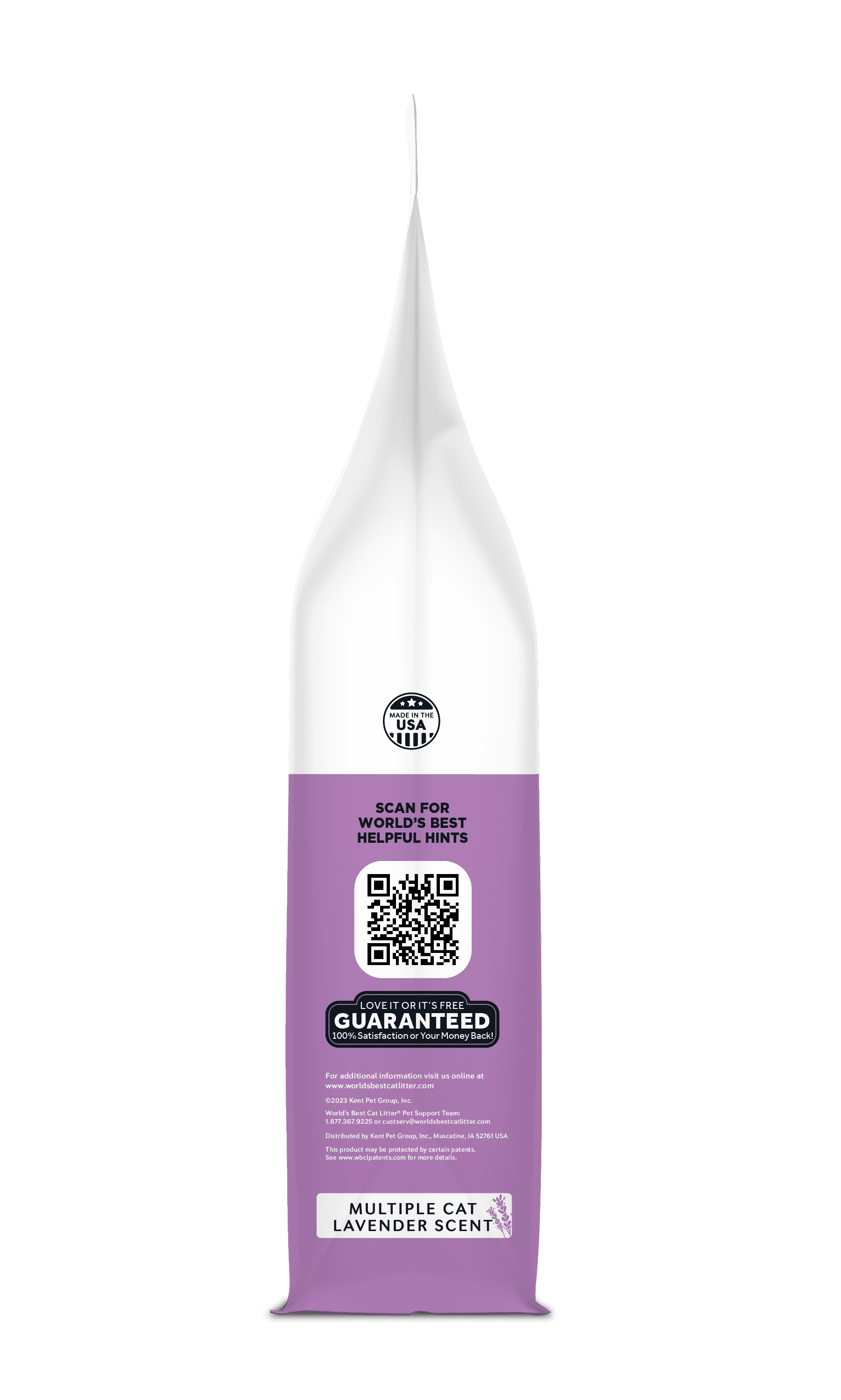 Lavender Scented Cat Litter | Flushable | 99% Dust Free | Clumping | 28 Lb